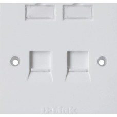 D-Link White Face Plate (Dual Port)